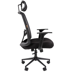 Офисное кресло CHAIRMAN 535 BLACK, ткань/сетка, черный